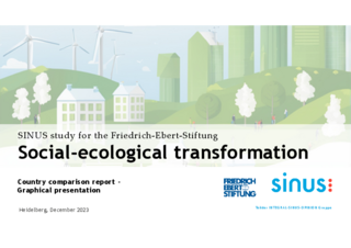 Social-ecological transformation: Country comparison report - graphical presentation